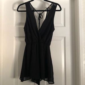 Black Final Touch Romper